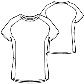 Fashion sewing patterns for LADIES T-Shirts Football T-Shirt 9580 RC